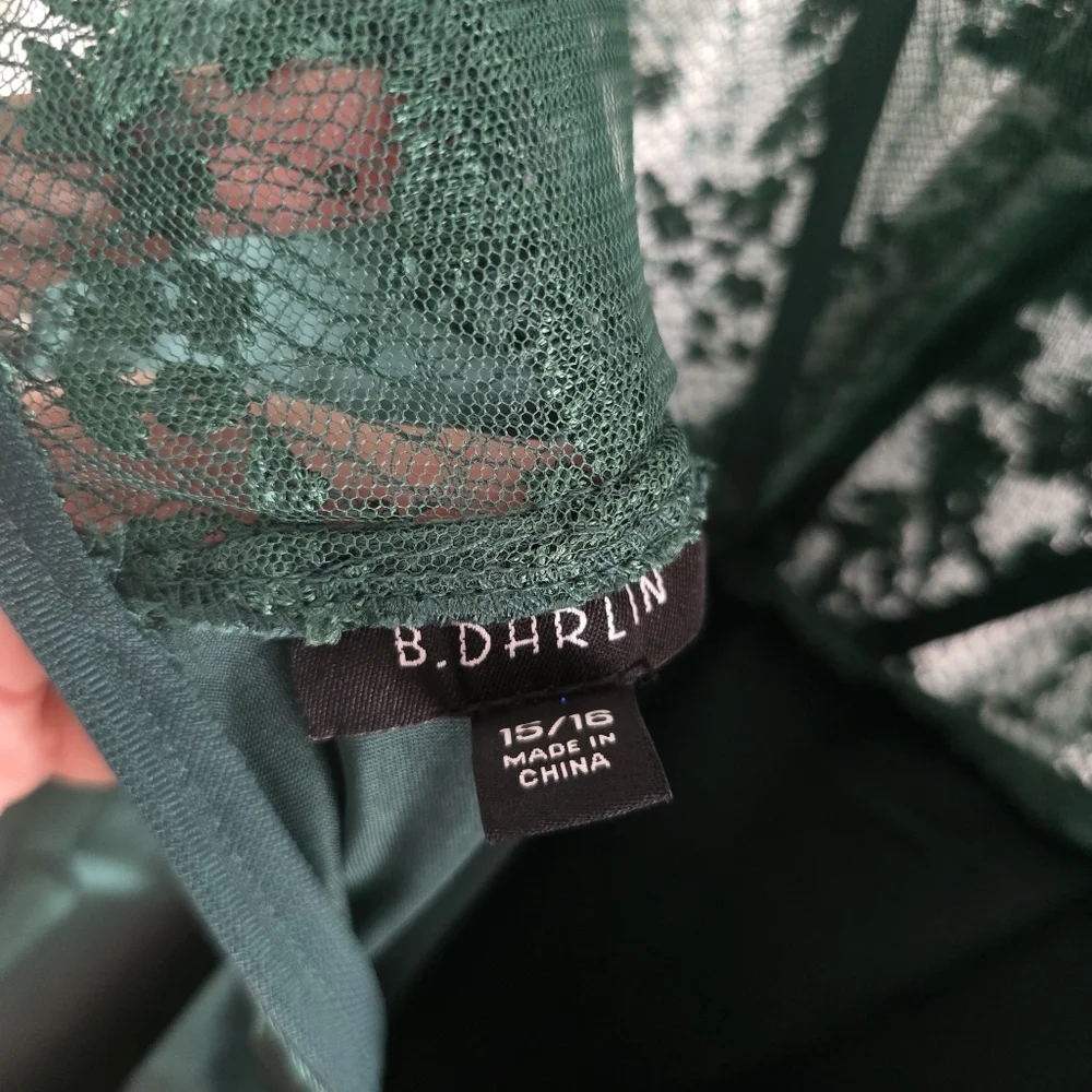 B DarlinJuniors' Sequined Lace Bustier Bodycon Dress Size 15 / 16 - Picture 8 of 8